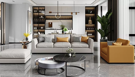 客廳沙發該如何擺放