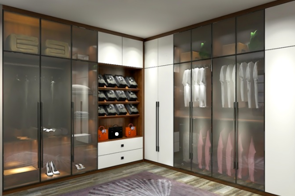 定制衣柜使用玻璃柜門好嗎?